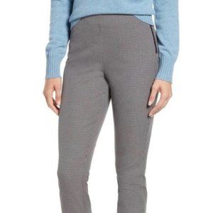Everlane Side-Zip Ankle-Length Work Pants in Houndstooth